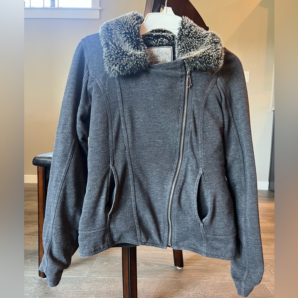 Faux Fur Fox Racing Jacket